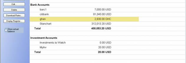 Boachsoft Finance screenshot