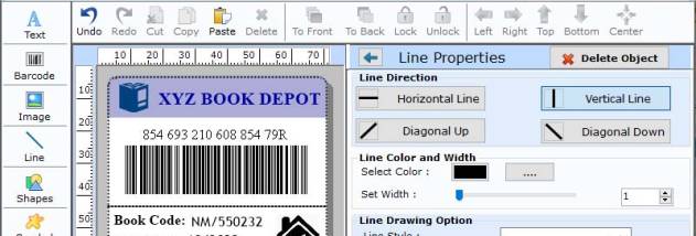 Books Barcode Label Maker Software screenshot