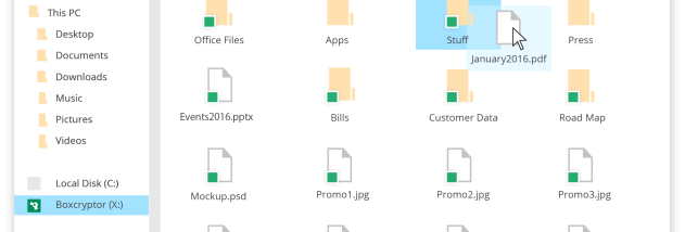 BoxCryptor screenshot