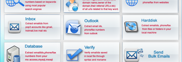 Boxxer Email/Phone/Fax Extractor screenshot