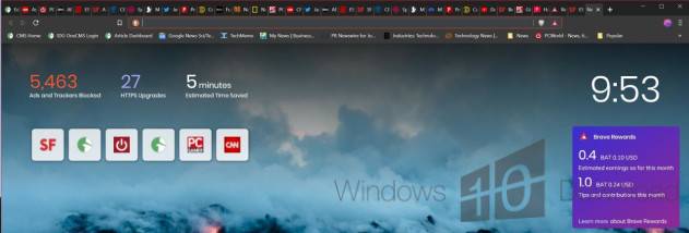 Brave Browser screenshot