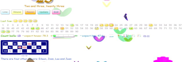 British Bingo screenshot