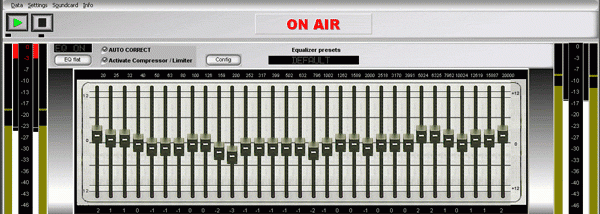 Broadcast Equalizer Limiter screenshot
