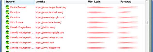 Browser Password Decryptor screenshot
