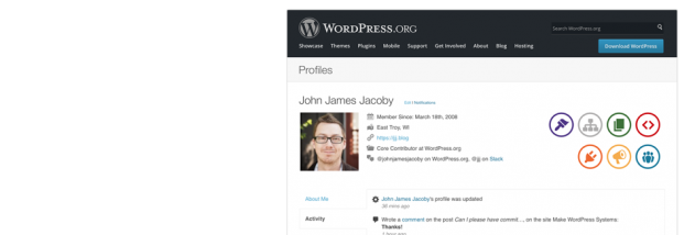 BuddyPress screenshot