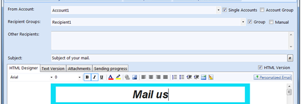 Bulk Mailer Pro screenshot
