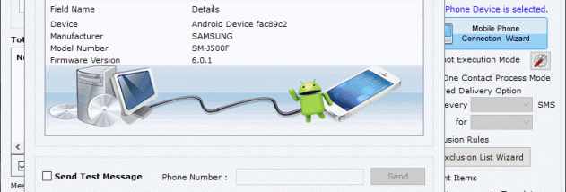 Bulk SMS Broadcasting Software screenshot