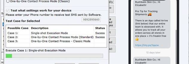 Bulk SMS Messaging Tool screenshot
