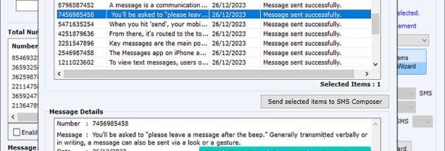 Bulk SMS Mobile Marketing App screenshot
