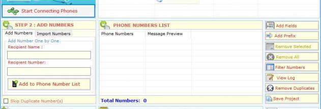 Bulk SMS Sender 2 Phones screenshot