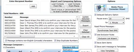 Bulk SMS Service screenshot