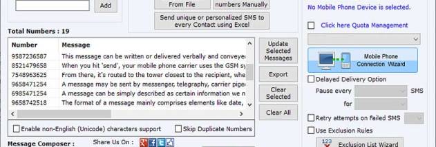 Bulk SMS (Multi-Device Edition) screenshot