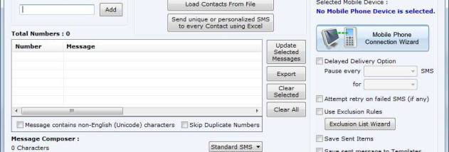 Bulk SMS Software screenshot