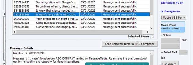 Bulk SMS Software for Multi Mobile Phone screenshot