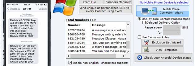 Bulk SMS Software for Windows screenshot