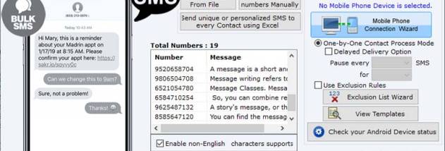 Bulk SMS Software Free Download screenshot