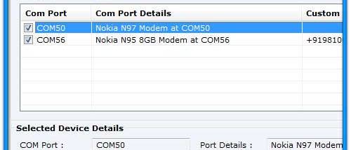 Bulk SMS Software GSM Mobile Phone screenshot