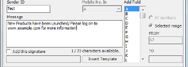 Bulk SMS Software screenshot