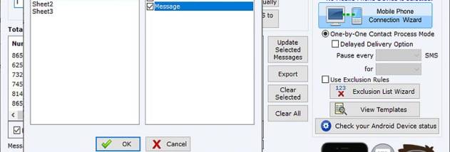 Bulk SMS Text Messenger Software screenshot