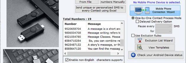 Bulk SMS USB Modem Application screenshot