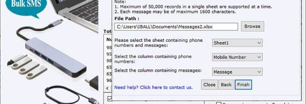 Bulk SMS USB Modem Software screenshot