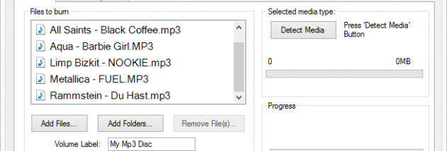 Burn Studio screenshot