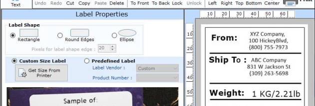 Barcode Labeling Tool screenshot