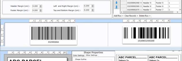 Business Barcode Application screenshot