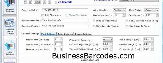 Business Barcodes screenshot