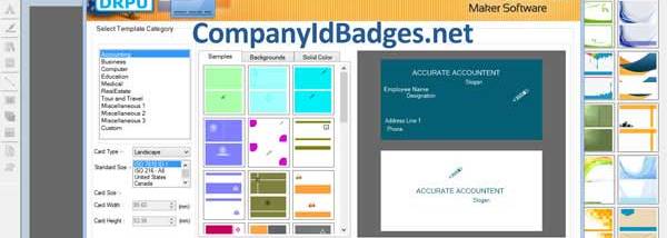 Business Card Designing Software screenshot