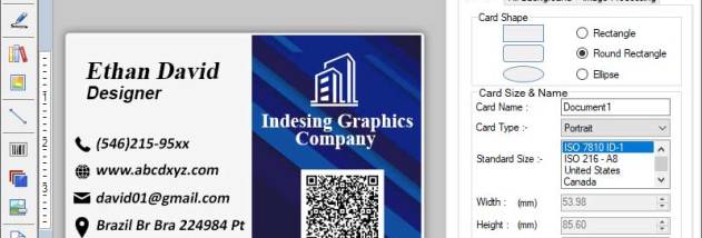 Business Card Maker Software screenshot