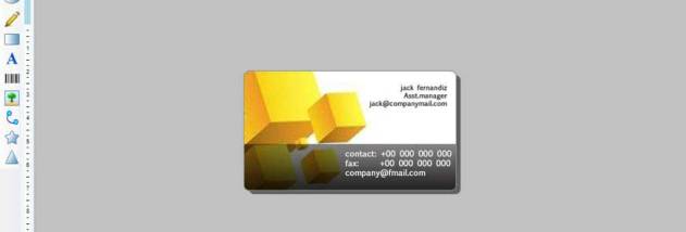 Business Card Software screenshot