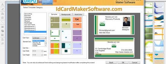 Business Cards Creator Software screenshot