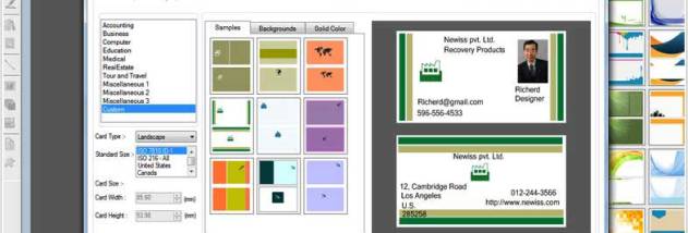 Business Cards Designer Program screenshot