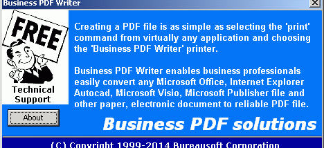 Business PDF Writer screenshot
