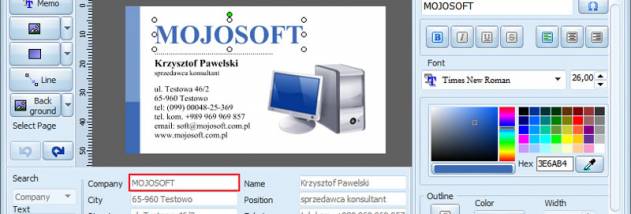 BusinessCards MX screenshot