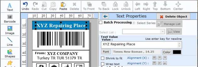 Buy Barcode Maker Software screenshot