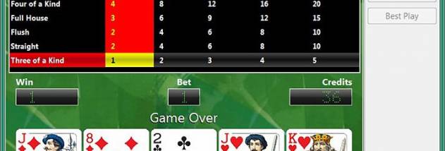 BVS Video Poker screenshot