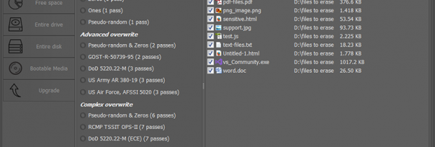 ByebyeData Eraser Pro for Business Edtit screenshot