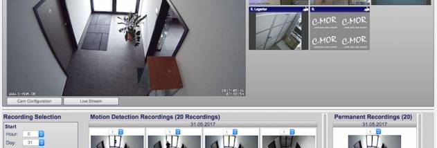 C-MOR IP Video Surveillance Software screenshot