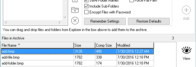 CAM UnZip screenshot