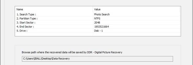 Canon Photo Recovery screenshot