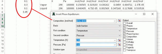 CAPE-OPEN Thermo Import for Excel screenshot