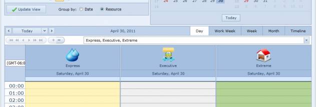 Car Wash Calendar for Workgroup screenshot