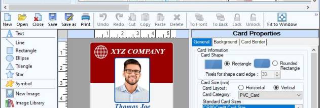 ID Card Design Software screenshot