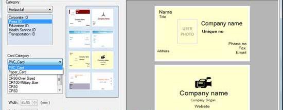 Card Design Software screenshot