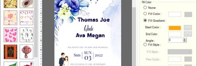 Card Design Templates Software screenshot