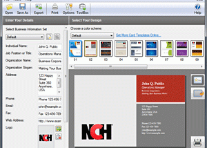 CardWorks Business Card Software Free screenshot