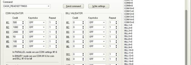 CASH Interface2 keystroke edition screenshot