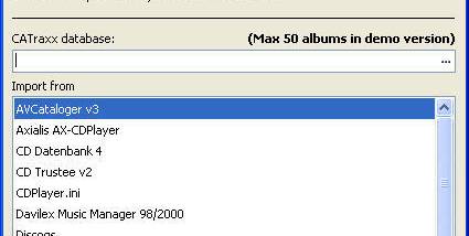 CATraxx Importer screenshot